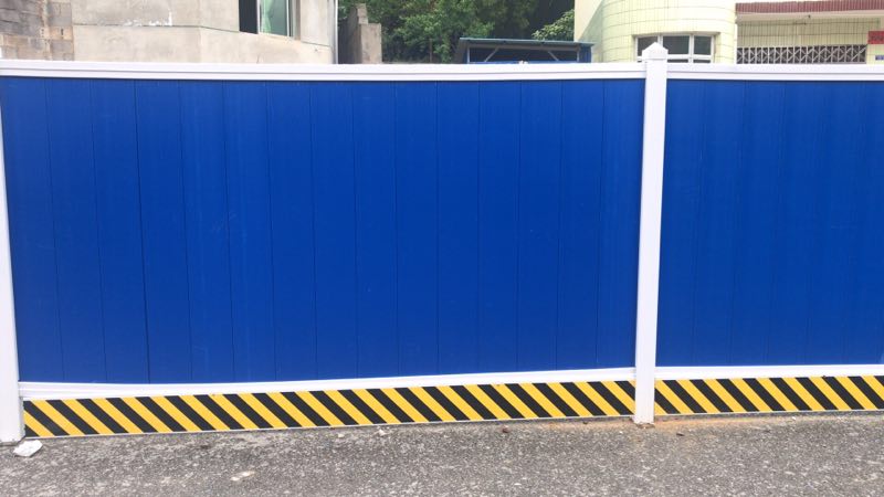 长安黄家湖工地围挡施工